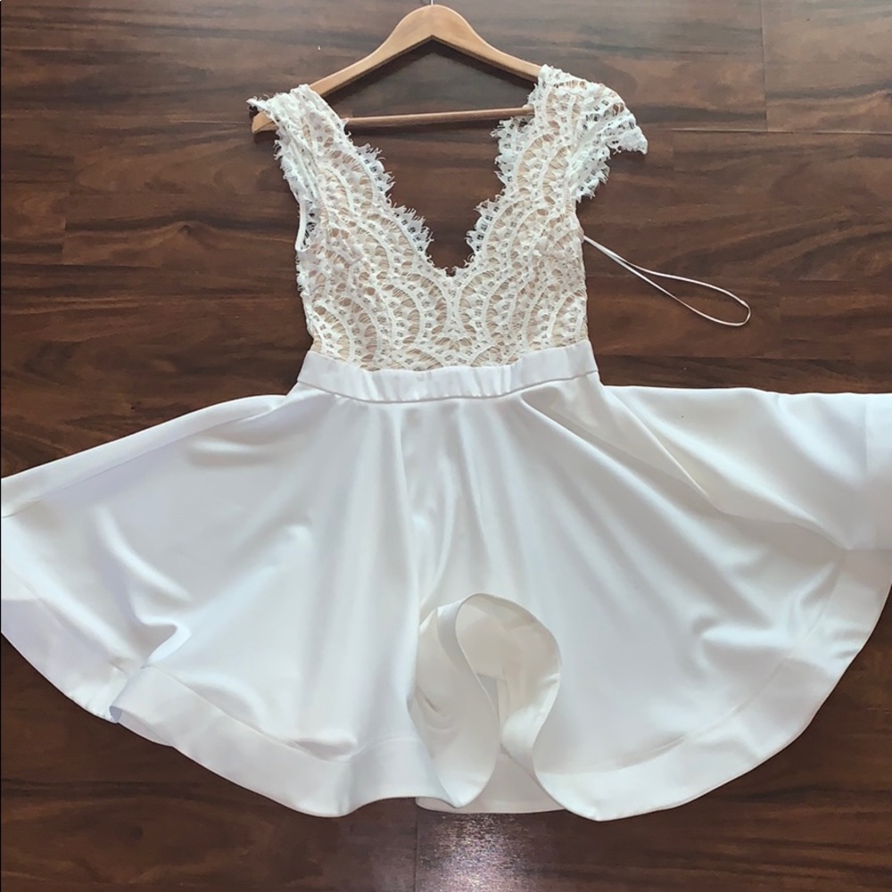 white Homecoming/party dress !!!